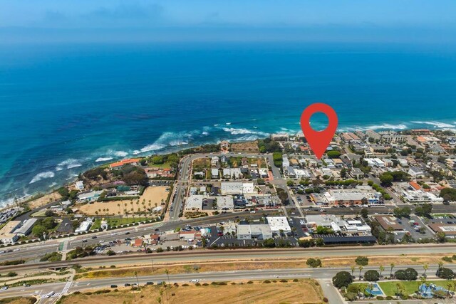 102733 3rd St, Encinitas, CA 92024 - aerial view of property's location featuring waterfront with a beach