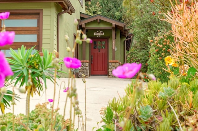 398 Aliso St, Ventura, CA 93001 - view of exterior entry with stone siding