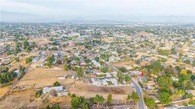 5011 Hedrick Ave, Riverside, CA 92505 - aerial overview of property's location with mountains