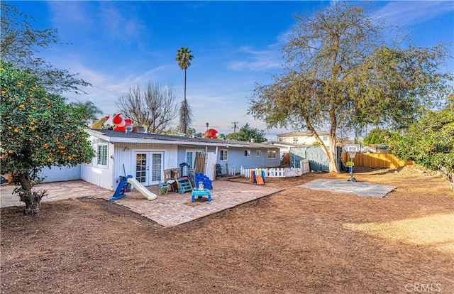 5011 Hedrick Ave, Riverside, CA 92505 - back of house with french doors and a patio area