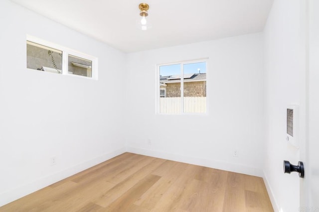 444547 N 42nd St, San Diego, CA 92116 - spare room with baseboards and light wood-style flooring