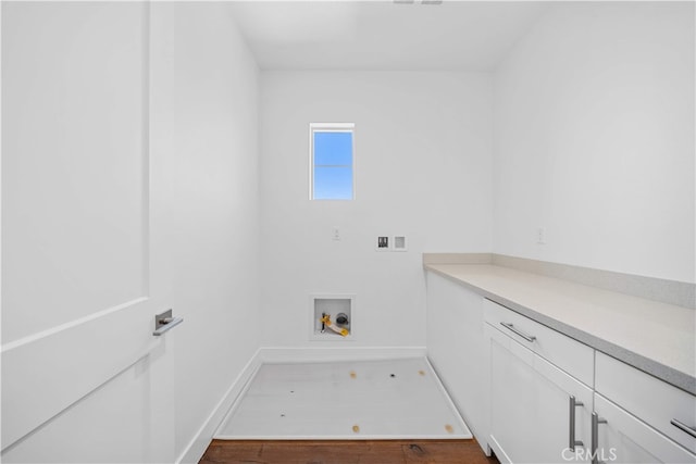 1844 Aliso Canyon Dr, Lake Forest, CA 92610 - washroom with washer hookup, cabinet space, hookup for an electric dryer, and baseboards