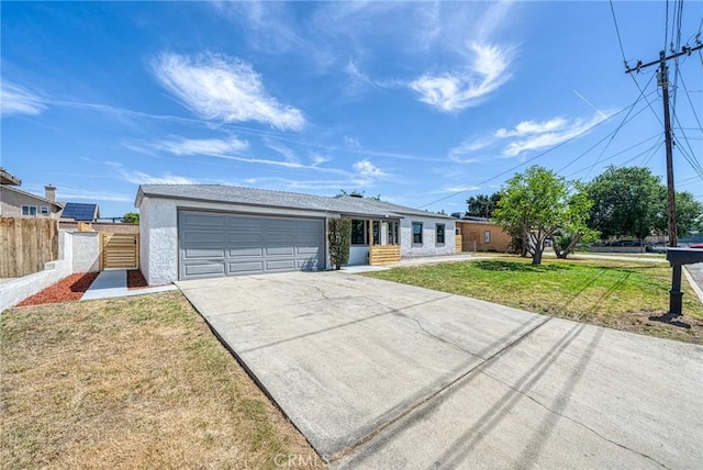 16082 Athol St, Fontana, CA 92335 - ranch-style house featuring concrete driveway and a garage