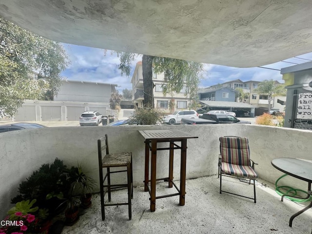 2711 S El Camino Real Unit 7, San Clemente, CA 92672 - view of patio with a residential view and an outdoor bar
