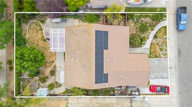 1457 Quiet Ct, Merced, CA 95340 - aerial view of property and surrounding area with property parcel outlined