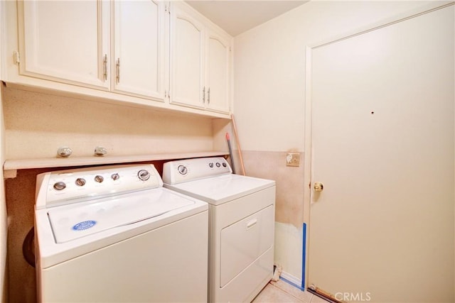 4185 Vanguard Dr, Lompoc, CA 93436 - washroom with independent washer and dryer, cabinet space, and light tile patterned flooring