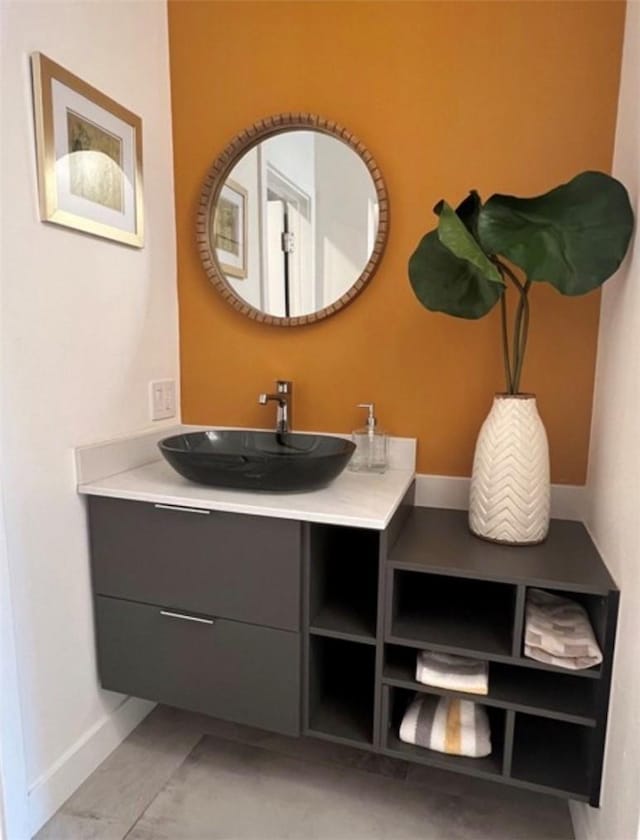 5460 White Oak Ave Unit A305, Encino, CA 91316 - bathroom with baseboards and vanity