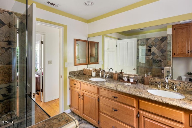 394 S Bonnie Ave, Pasadena, CA 91106 - full bath featuring a stall shower and double vanity