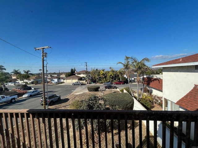 4520 Orten St, San Diego, CA 92110 - view of yard featuring a balcony and a residential view