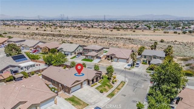 13932 Pinellia St, Hesperia, CA 92344 - aerial view of residential area with a mountainous background and a desert landscape