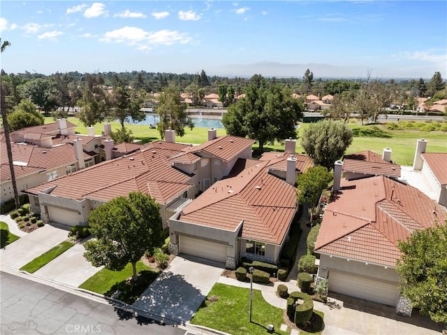 1444 Upland Hills Dr N, Upland, CA 91784 - aerial view of residential area featuring a nearby body of water