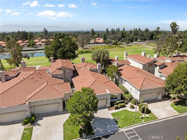 1444 Upland Hills Dr N, Upland, CA 91784 - aerial perspective of suburban area featuring a large body of water