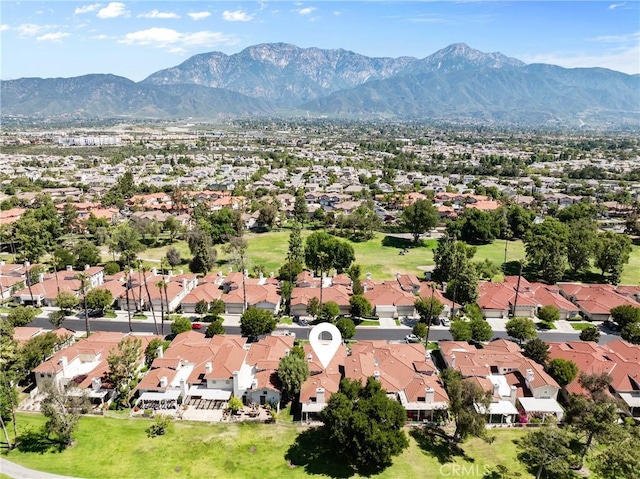 1444 Upland Hills Dr N, Upland, CA 91784 - aerial view of residential area featuring mountains