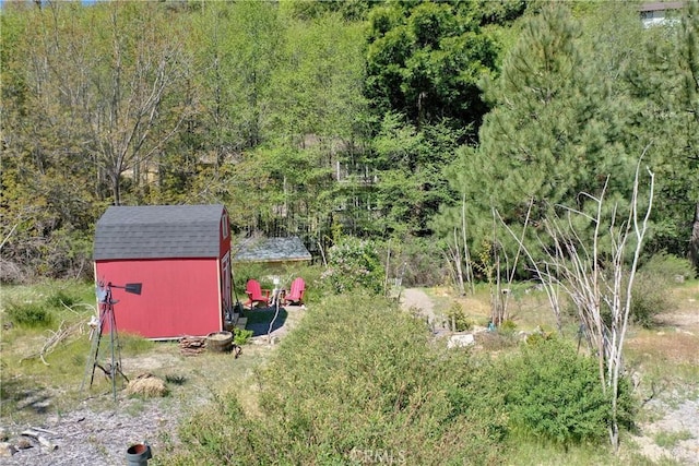 29613 Hook Creek Rd, Cedar Glen, CA 92321 - view of yard with a wooded view