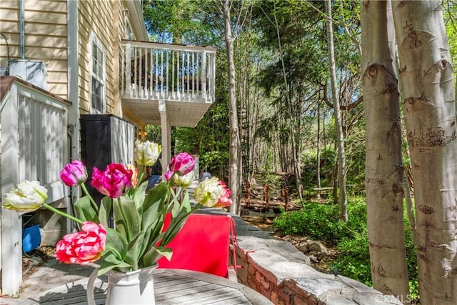 29613 Hook Creek Rd, Cedar Glen, CA 92321 - view of patio with a balcony