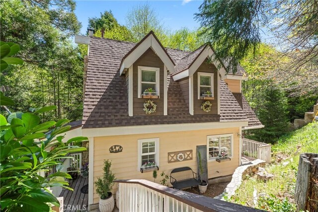 29613 Hook Creek Rd, Cedar Glen, CA 92321 - view of front of property with a shingled roof