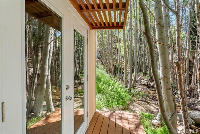29613 Hook Creek Rd, Cedar Glen, CA 92321 - deck featuring french doors