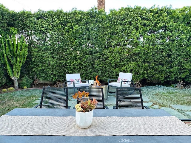 1927 W 84th Pl, Los Angeles, CA 90047 - view of patio with a fire pit