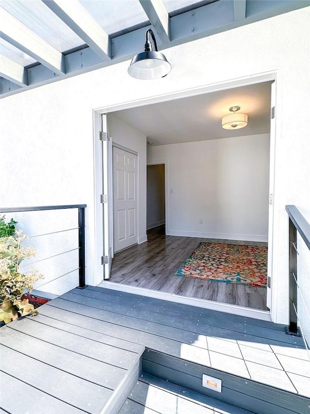 1927 W 84th Pl, Los Angeles, CA 90047 - doorway to property featuring stucco siding