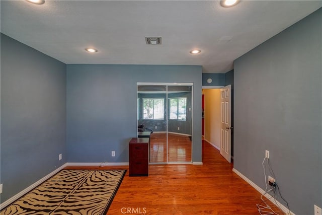 10049 Langdon, Mission Hills San Fernando, CA 91345 - spare room featuring wood finished floors and recessed lighting