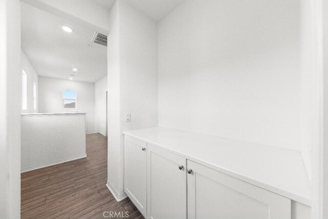 16075 Osprey Ave, Chino, CA 91708 - corridor featuring dark wood-style flooring, recessed lighting, and baseboards
