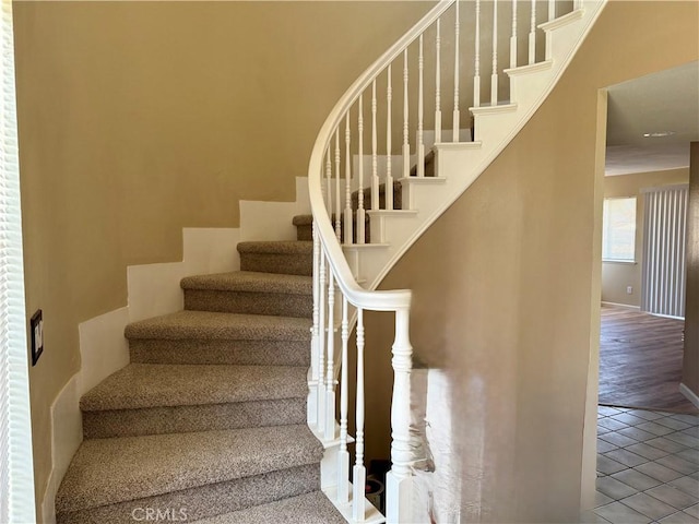 15620 Smoke Tree St, Hesperia, CA 92345 - stairs with tile patterned flooring