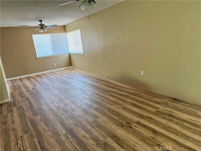 15620 Smoke Tree St, Hesperia, CA 92345 - unfurnished room featuring a ceiling fan and wood finished floors