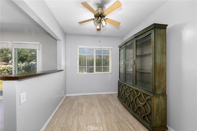 261 E Fig Ave, Monrovia, CA 91016 - unfurnished room featuring baseboards and a ceiling fan
