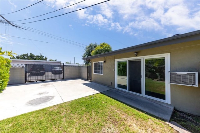 261 E Fig Ave, Monrovia, CA 91016 - view of yard with a patio area and a wall mounted air conditioner