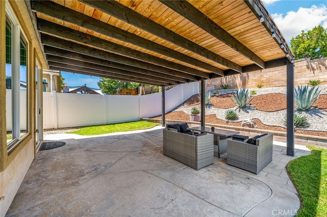 27286 Wedgewood Way, Murrieta, CA 92562 - fenced backyard with a patio and outdoor lounge area