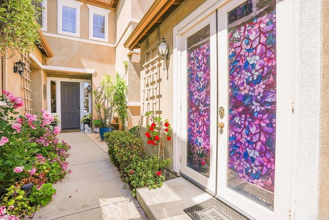 7132 Torrey Mesa Ct, San Diego, CA 92129 - view of exterior entry with stucco siding