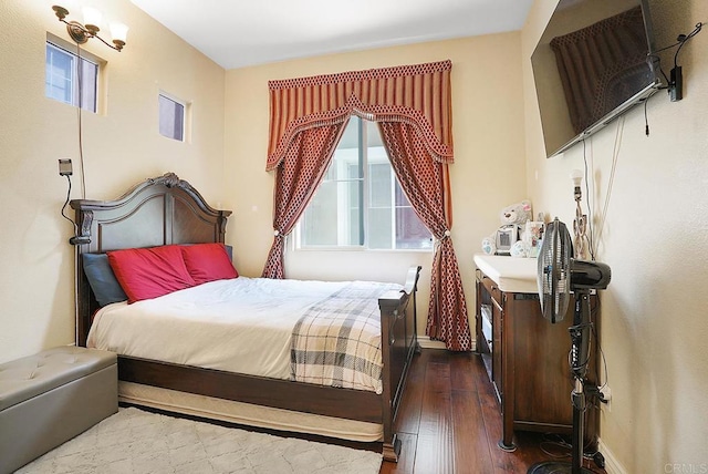 7132 Torrey Mesa Ct, San Diego, CA 92129 - bedroom featuring dark wood finished floors and baseboards