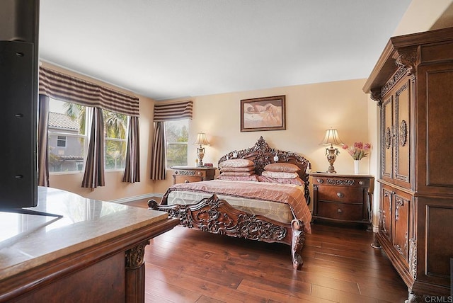 7132 Torrey Mesa Ct, San Diego, CA 92129 - bedroom featuring dark wood-type flooring and cooling unit
