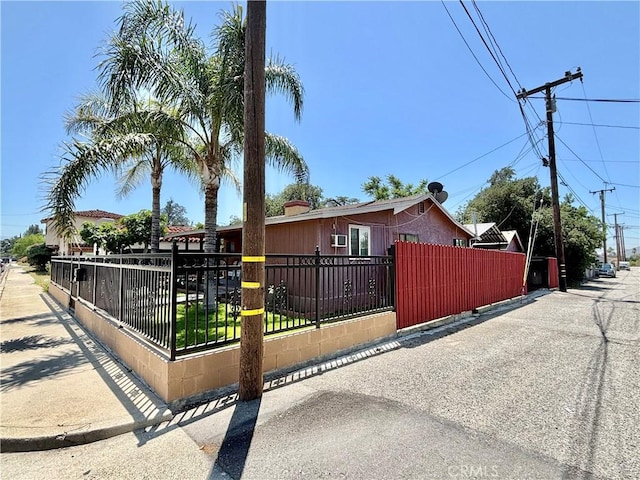 16739 Upland, Fontana, CA 92335 - view of front of house featuring a fenced front yard