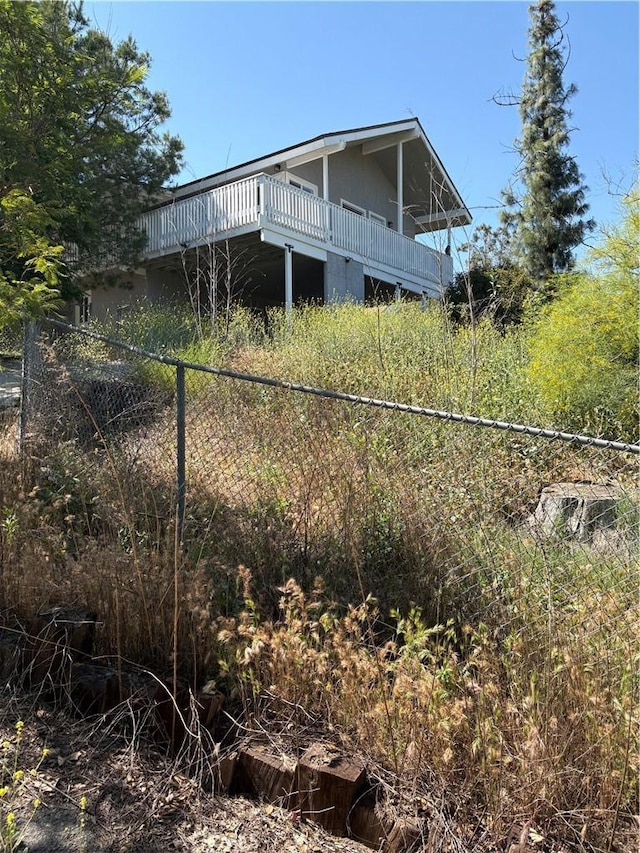 22555 Fern Ann Falls Rd, Chatsworth, CA 91311 - rear view of property featuring a deck