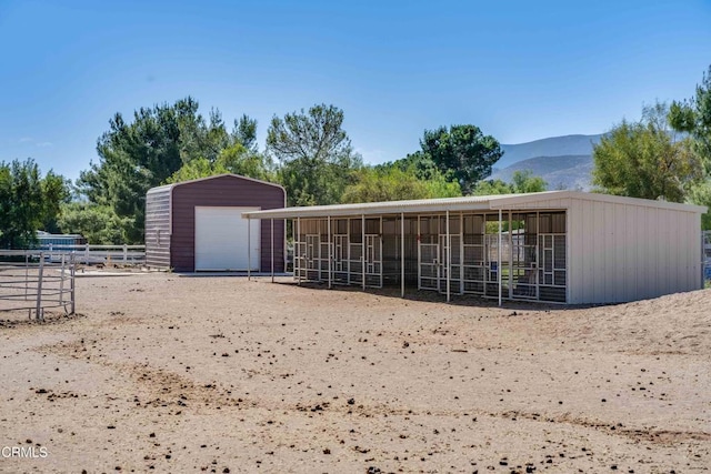 35135 Caprock Rd, Santa Clarita, CA 91390 - horse barn with a mountain view