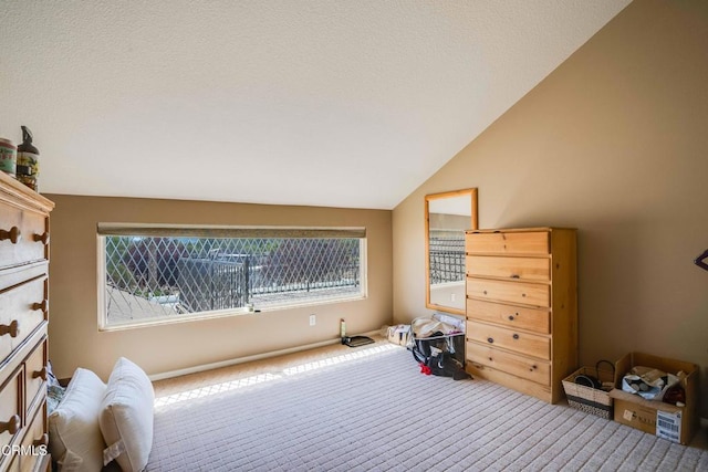 35135 Caprock Rd, Santa Clarita, CA 91390 - bedroom with carpet flooring and lofted ceiling