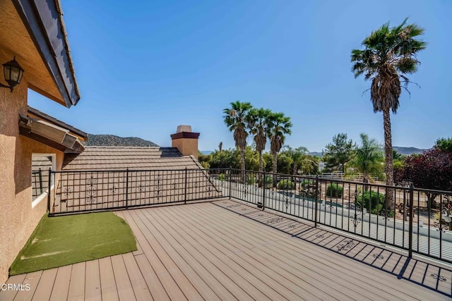 35135 Caprock Rd, Santa Clarita, CA 91390 - deck with a mountain view
