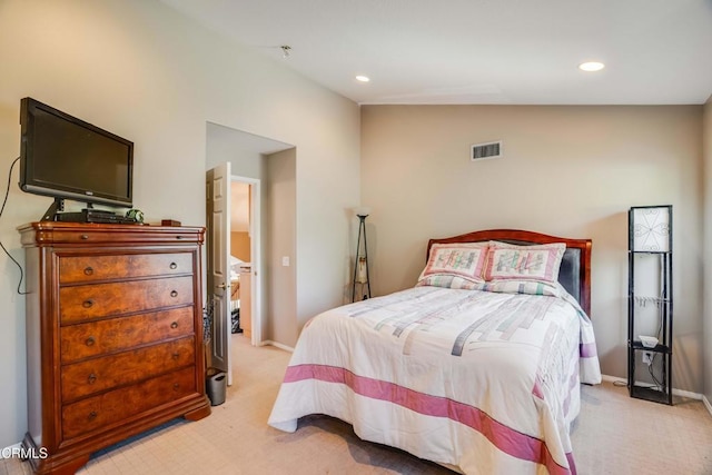 35135 Caprock Rd, Santa Clarita, CA 91390 - bedroom featuring light carpet and recessed lighting
