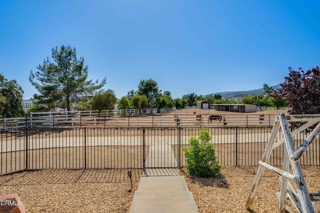 35135 Caprock Rd, Santa Clarita, CA 91390 - view of yard featuring a mountain view