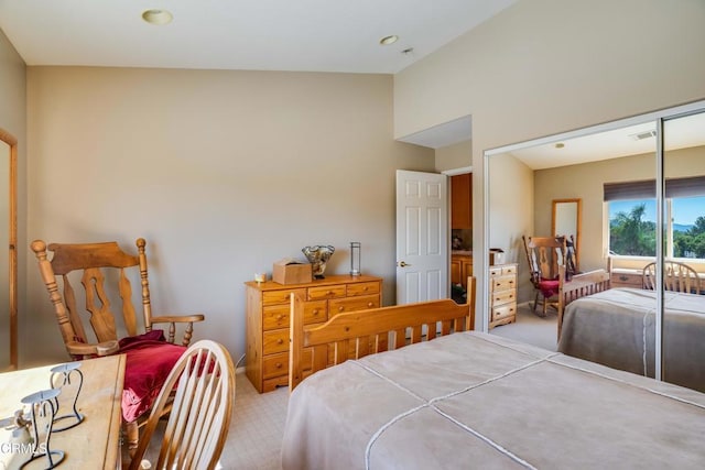 35135 Caprock Rd, Santa Clarita, CA 91390 - bedroom with light colored carpet and recessed lighting