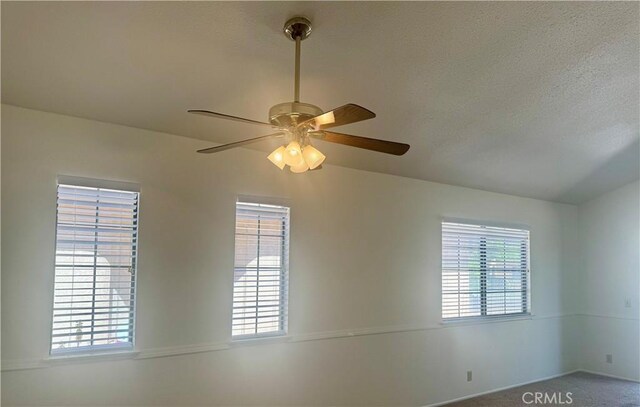 19126 Frances St, Apple Valley, CA 92308 - unfurnished room featuring a ceiling fan, a textured ceiling, and carpet flooring