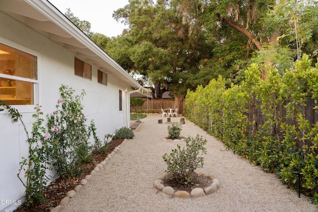 202 N Fulton St, Ojai, CA 93023 - fenced backyard featuring a patio area
