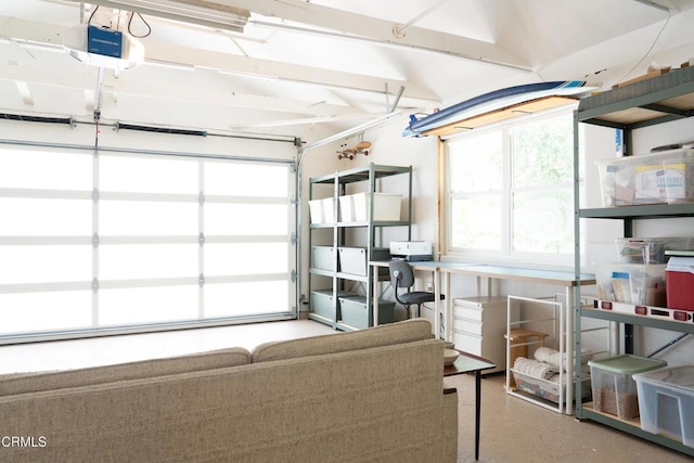 202 N Fulton St, Ojai, CA 93023 - garage featuring a garage door opener