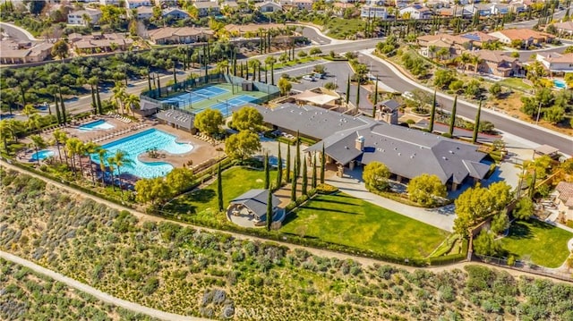 44260 Nighthawk Pass, Temecula, CA 92592 - aerial view of residential area featuring a pool