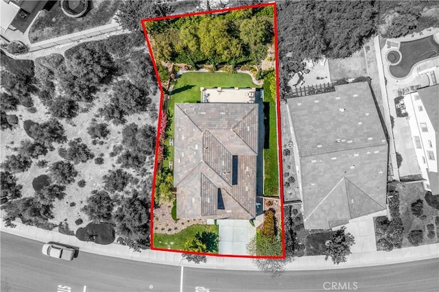 44260 Nighthawk Pass, Temecula, CA 92592 - aerial overview of property's location featuring property boundaries highlighted