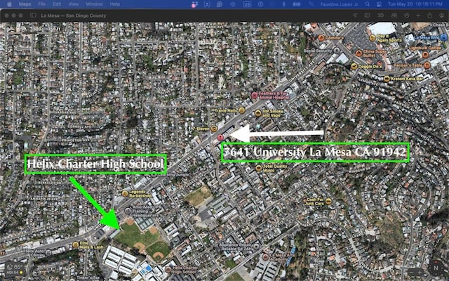 7641 University Ave Unit 105, La Mesa, CA 91942 - map / location