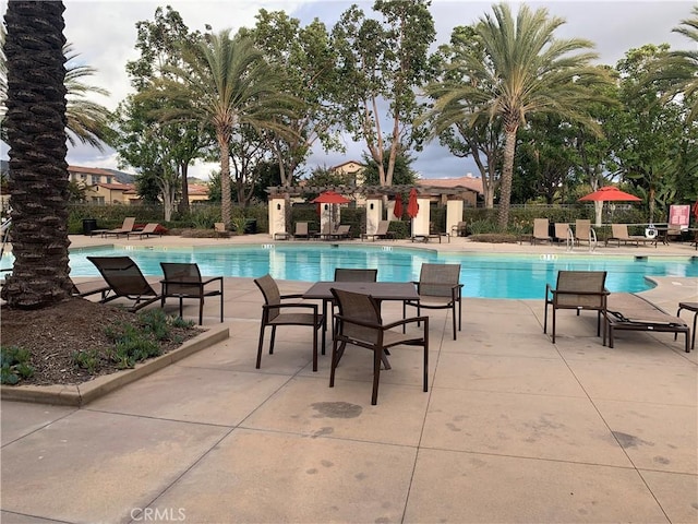 3407 Paseo Dr, Brea, CA 92823 - community pool featuring a patio