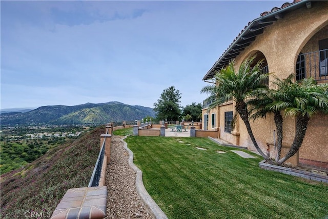 350 Roughrider Rd, La Verne, CA 91750 - view of green lawn featuring a mountain view
