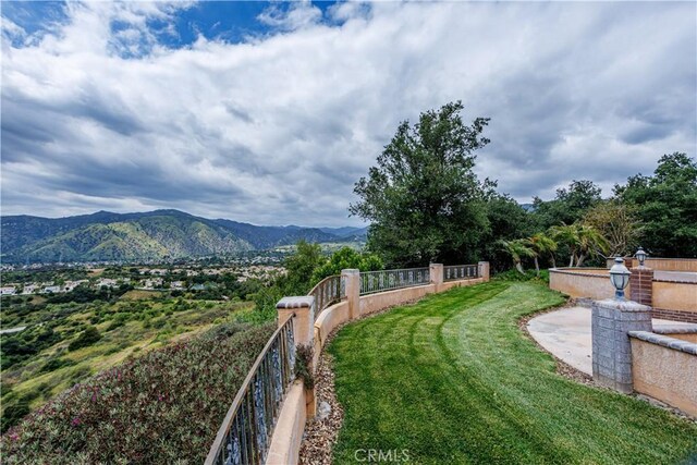 350 Roughrider Rd, La Verne, CA 91750 - view of yard with a mountain view